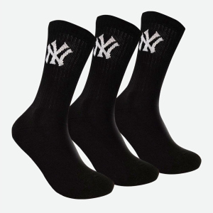 Носки New York Yankees 3 pk Crew 15100002-1002 35-38 р 3 пары Черные (8718984009019) ТОП в Ивано-Франковске