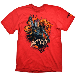 Футболка Gaya COD "Black Ops 4 T-Shirt Battery Red" M (GE6301M) ТОП в Івано-Франківську