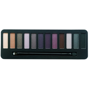 Тіні для повік W7 In The Night Eye Colour Palette палетка 12 кольорів smoky silver and deep sinks 15.6 г (5060294398141) краща модель в Івано-Франківську