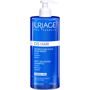 Шампунь м'який балансуючий Uriage DS Hair Soft Balancing Shampoo проти лупи 500 мл (3661434011962) в Івано-Франківську