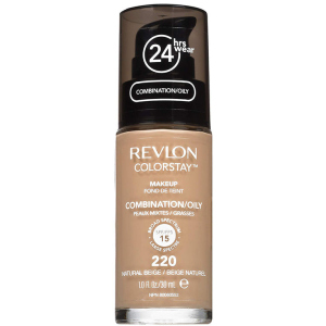 Тональний крем Revlon ColorStay комбінована та жирна шкіра з дозатором 220 Natural Beige 30 мл (309974700054) в Івано-Франківську