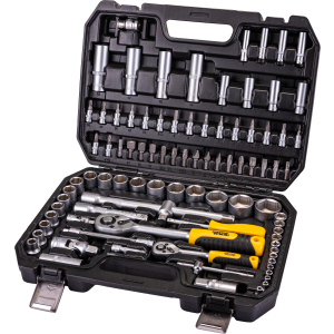 Набір ключів і торцевих насадок Mastertool CV 1/4" і 1/2" 94 шт (78-5094) ТОП в Івано-Франківську