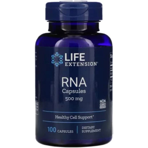 Рибонуклеїнова кислота, RNA Capsules, Life Extension, 500 мг, 100 капсул (737870070108)