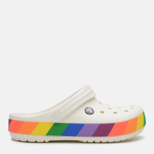 Кроксы Crocs Jibbitz Crocband Rainbow Block 206361-94S-M7/W9 39-40 24,6 см Белые (191448456914)