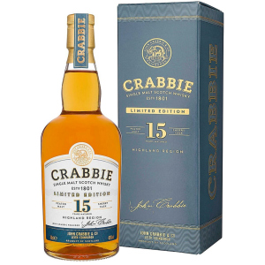 хороша модель Віскі Crabbie Halewood односолодове 15 років витримки 0.7 л 40% (5011166061953)