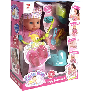 Интерактивная кукла Qunxing Toys Пупс с аксессуарами (8653) (4812501172867) рейтинг