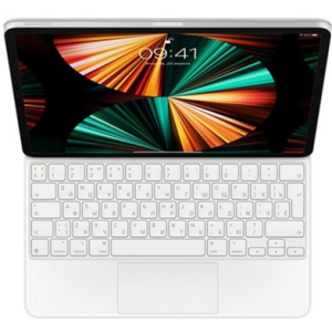 Обложка-клавиатура Apple Magic Keyboard для iPad Pro 12.9 2021 White (MJQL3RS/A) лучшая модель в Ивано-Франковске