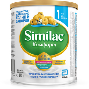 Сухая молочная смесь Similac Комфорт 1 375 г (8427030006833) лучшая модель в Ивано-Франковске