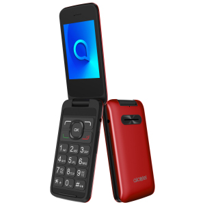 Мобильный телефон Alcatel 3025 Single SIM Metallic Red (3025X-2DALUA1) лучшая модель в Ивано-Франковске