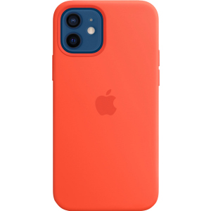 Панель Apple MagSafe Silicone Case для Apple iPhone 12/12 Pro Electric Orange (MKTR3ZE/A) рейтинг