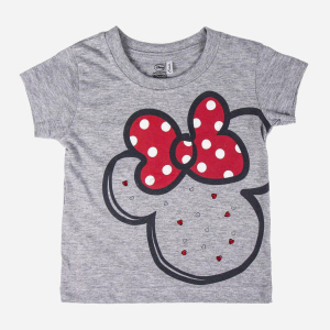 Футболка Disney Minnie 2200004946 110 см Серая (8427934372003)