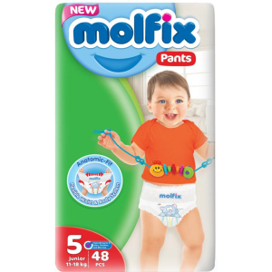 Подгузники-трусики Molfix Jumbo 5 junior 11-18 кг 48 шт (8690536842728)