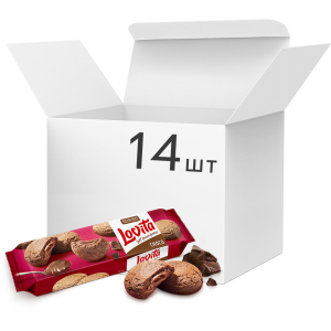 купити Упаковка печива Roshen Lovita Soft Cream Cookies choco 170 г х 14 шт (4823077633461)