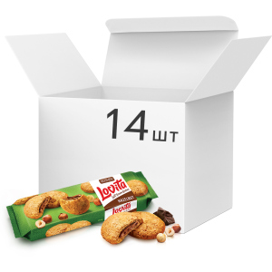 Упаковка печива Roshen Lovita Soft Cream Cookies hazelnut 170 г x 14 шт (4823077633416) рейтинг