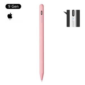 Стилус для планшета Apple iPad 2018-2021 Goojodoq 9 Gen Magnetic Type-C 1.2mm Pink надежный