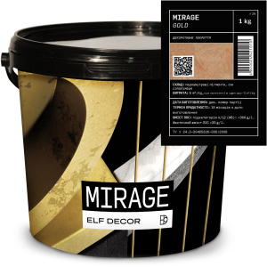 Декоративна штукатурка Elf Decor Mirage 0.5 - 1 мм 1 кг Gold (mba1mgold) в Івано-Франківську