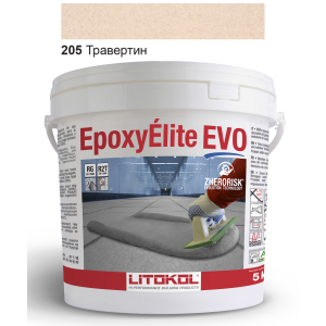 хороша модель Епоксидне затирання Litokol Epoxyelite EVO c.205 Травертин (бежева) 5кг