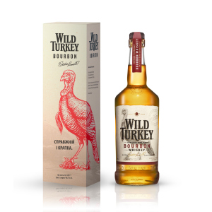 Бурбон Wild Turkey до 8 лет выдержки 0.7 л 40.5% в подарочной коробке (4820180020270) в Ивано-Франковске