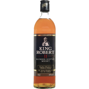 Віскі King Robert II Blended Scotch Whisky 0.7 л 40% (5010852000436) надійний