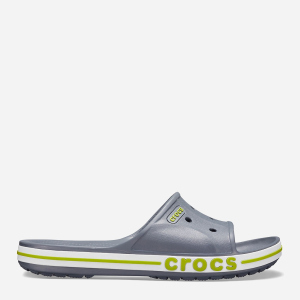 Шльопанці Crocs Bayaband Slide 205392 0A3-M7/W9 39 25 см Charcoal/Volt Green (191448189683) краща модель в Івано-Франківську