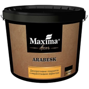 Декоративне покриття Maxima з мерехтливим ефектом "Arabesk" 5 кг (4820024427012) краща модель в Івано-Франківську