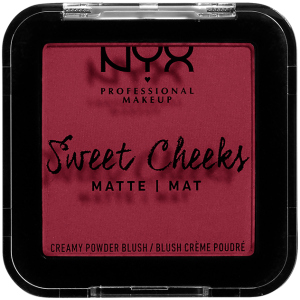 Рум'яна NYX Professional Makeup Sweet Cheeks Creamy Powder Blush Matte з матовим фінішом 07 Risky Bs 5 г (800897192273) в Івано-Франківську