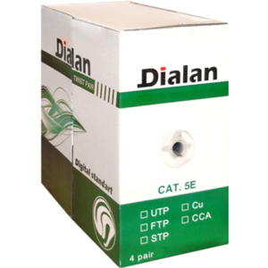 Кабель Dialan КПВЭ 4х2х0.50 мм² (FTP-cat.5E) 305 м (10554) в Ивано-Франковске