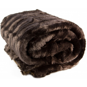 Плед LIFETIME Furry blanket Коричневий 120x150 см (871125227910-1 brown) краща модель в Івано-Франківську