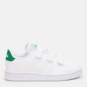 Кеды детские Adidas Advantage C EF0223 29 Ftwwht/Green/Gretwo (4061622793462) ТОП в Ивано-Франковске