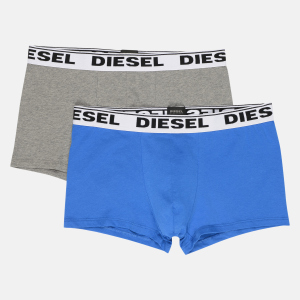 Труси-шорти Diesel Umbx-Korytwopack Boxer 2pack 00CGDH/RQARZ/E4104 M Сірий/Синій (8053837524203) краща модель в Івано-Франківську