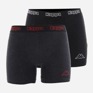 Трусы-шорты Карра Boxers 2-Pack 304JB30-940 XL 2 шт Black/Antra (8002390433453) ТОП в Ивано-Франковске