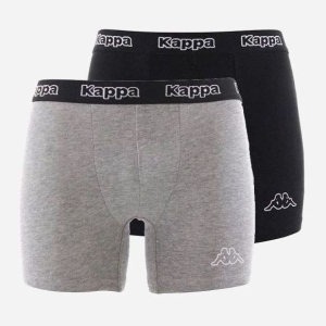 Трусы-шорты Карра Boxers 2-Pack 304JB30-927 L 2 шт Black/Mid Grey (3664931028303) ТОП в Ивано-Франковске