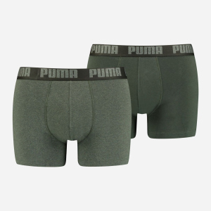 Труси-шорти Puma Basic Boxer 2P 90682337 S 2 шт Green Melange (8720245019460) в Івано-Франківську