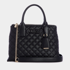 Сумка женская Guess Elliana Satchel 562 Черная (H2000029600005) лучшая модель в Ивано-Франковске