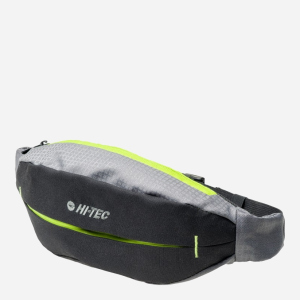 Чоловіча поясна сумка Hi-Tec Bellybag Black/Lime Punch (5902786015054) в Івано-Франківську