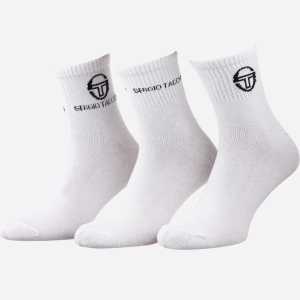 Набір шкарпеток Sergio Tacchini 93241341-1 39-42 3 пари Білий (3349600160576) краща модель в Івано-Франківську