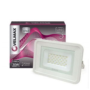 LED прожектор Velmax, 30W, 2700Lm, 6200К (4542) ТОП в Івано-Франківську