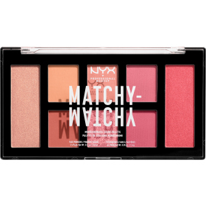 хорошая модель Палетка теней для век и пудр для лица NYX Professional Makeup Matchy Matchy 02 Melon 14.8 г (800897197551)