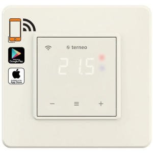 Терморегулятор программируемый с WiFi Terneo sx WiFi (слоновая кость) в Ивано-Франковске