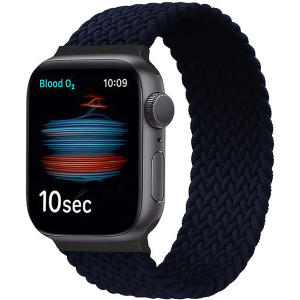 Ремешок Promate Fusion-40M для Apple Watch 38-40 мм 1/2/3/4/5/6/SE Charcoal (fusion-40m.charcoal) ТОП в Ивано-Франковске