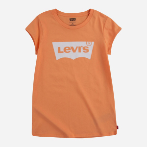 Футболка детская Levi's Lvg S/S Batwing Tee 3E4234-N3E 116 см Оранжевая (3665115456318) ТОП в Ивано-Франковске