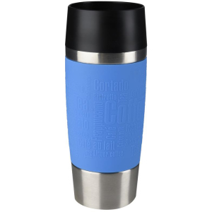 Термокухоль Tefal Travel Mug блакитний 0.36 л (K3086114) краща модель в Івано-Франківську