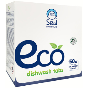 Таблетки для посудомоечной машины Seal Eco for Nature для мытья и полоскания посуды 50 шт (4750104001705) в Ивано-Франковске