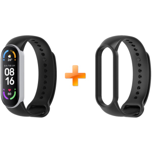 Xiaomi Mi Band 6 MiJobs Dual Color Black/Grey (MJ6-DSS002BG) краща модель в Івано-Франківську