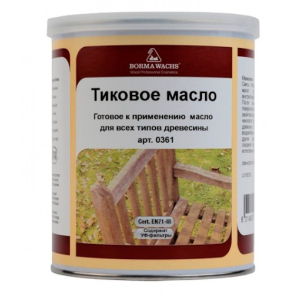 Тікове масло Borma Wachs Teak Оil прозоре 0.5л в Ивано-Франковске