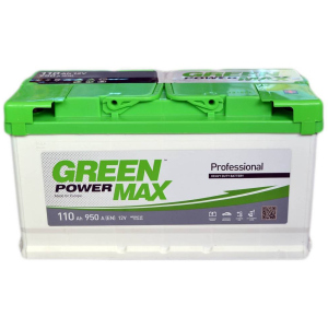 Автомобильный аккумулятор Green Power MAX 110 Ah (-/+) Euro (950EN) (22370) лучшая модель в Ивано-Франковске