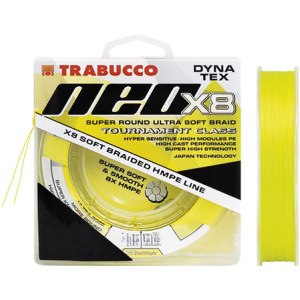 Шнур Trabucco Dyna-Tex Neo X8 Light Yellow 150 м х 0.12 мм 5.44 кг (054-11-012) рейтинг