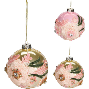 Набір ялинкових куль Christmas Decoration 10 см 6 шт (ACT504710) краща модель в Івано-Франківську