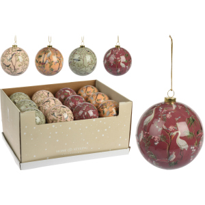 Набор елочных шаров Christmas Decoration 10 см 24 шт BIRD (APF478520) лучшая модель в Ивано-Франковске