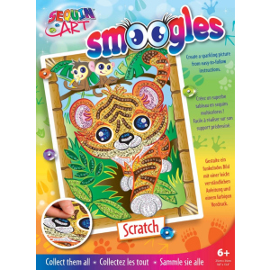 Набір для творчості Sequin Art Smoogles Тигр 25х34 см (SA1815) в Івано-Франківську